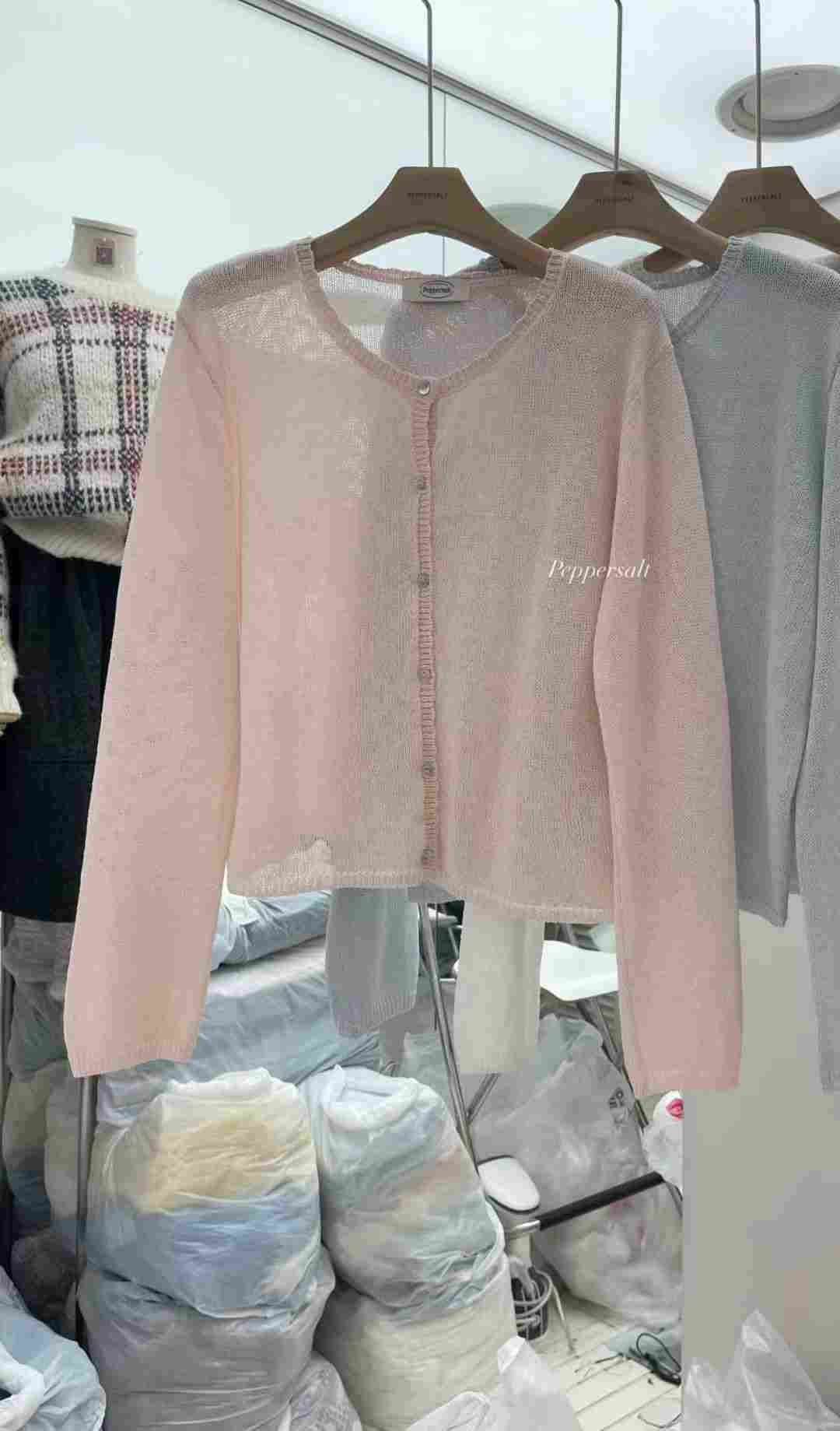 PEPPER 페페韓國東大門代購女裝新款人氣時尚針織衫開衫PEPPER-SEOUL針織衫