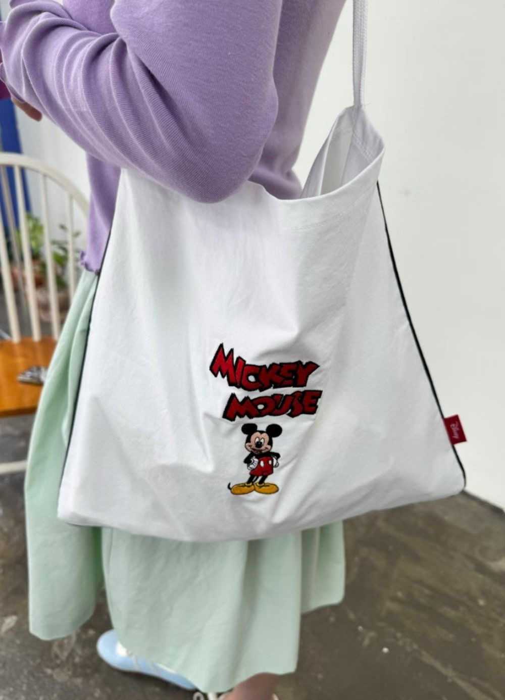 L V C韓國直郵女裝新品時尚26春夏人氣休閑單肩斜跨包刺繡L_V_C單肩/斜跨包