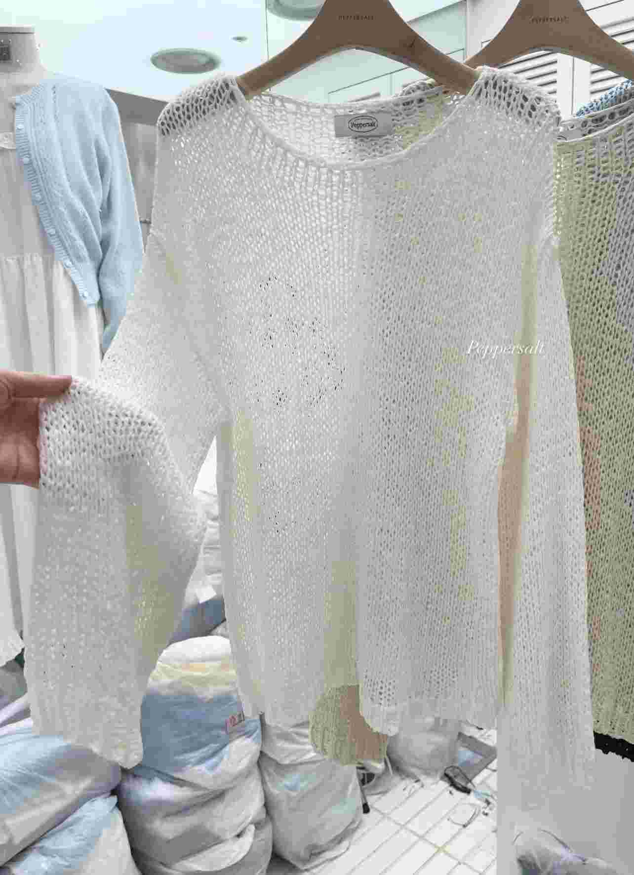 PEPPER 페페韓國東大門直郵女士新款休閑人氣職業針織衫PEPPER-SEOUL針織衫