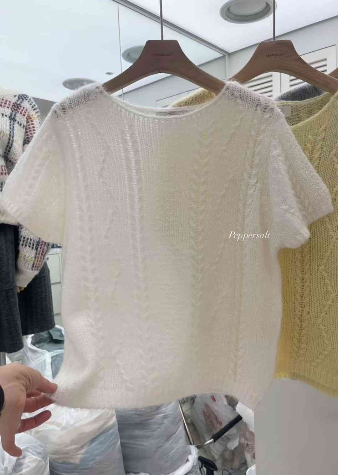 PEPPER 페페韓國東大門代購女士新款人氣休閑26春夏針織衫PEPPER-SEOUL針織衫