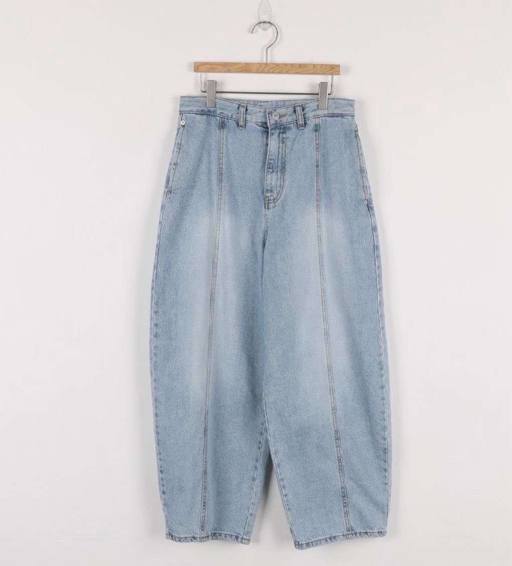 L V C韓國東大門直郵女裝新款休閑26春夏推薦人氣牛仔褲L_V_C牛仔褲