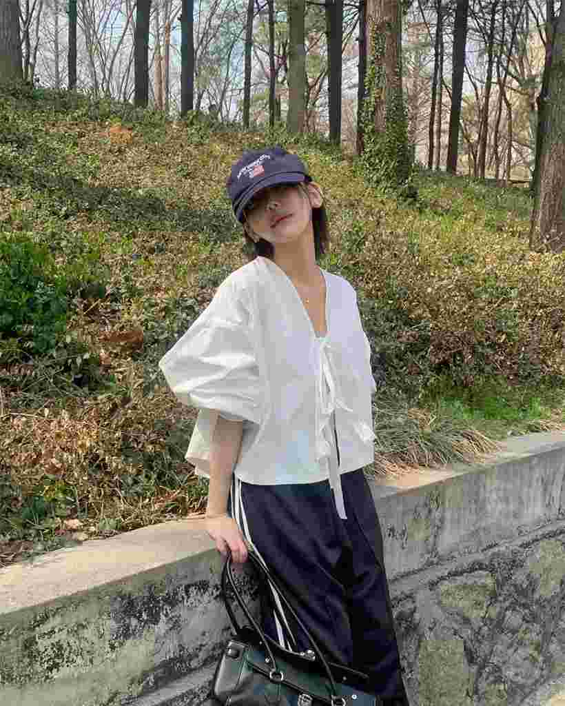 9nine東大門直郵女士新品時尚真品熱賣人氣職業襯衫蕾絲衫9nine襯衫/蕾絲衫