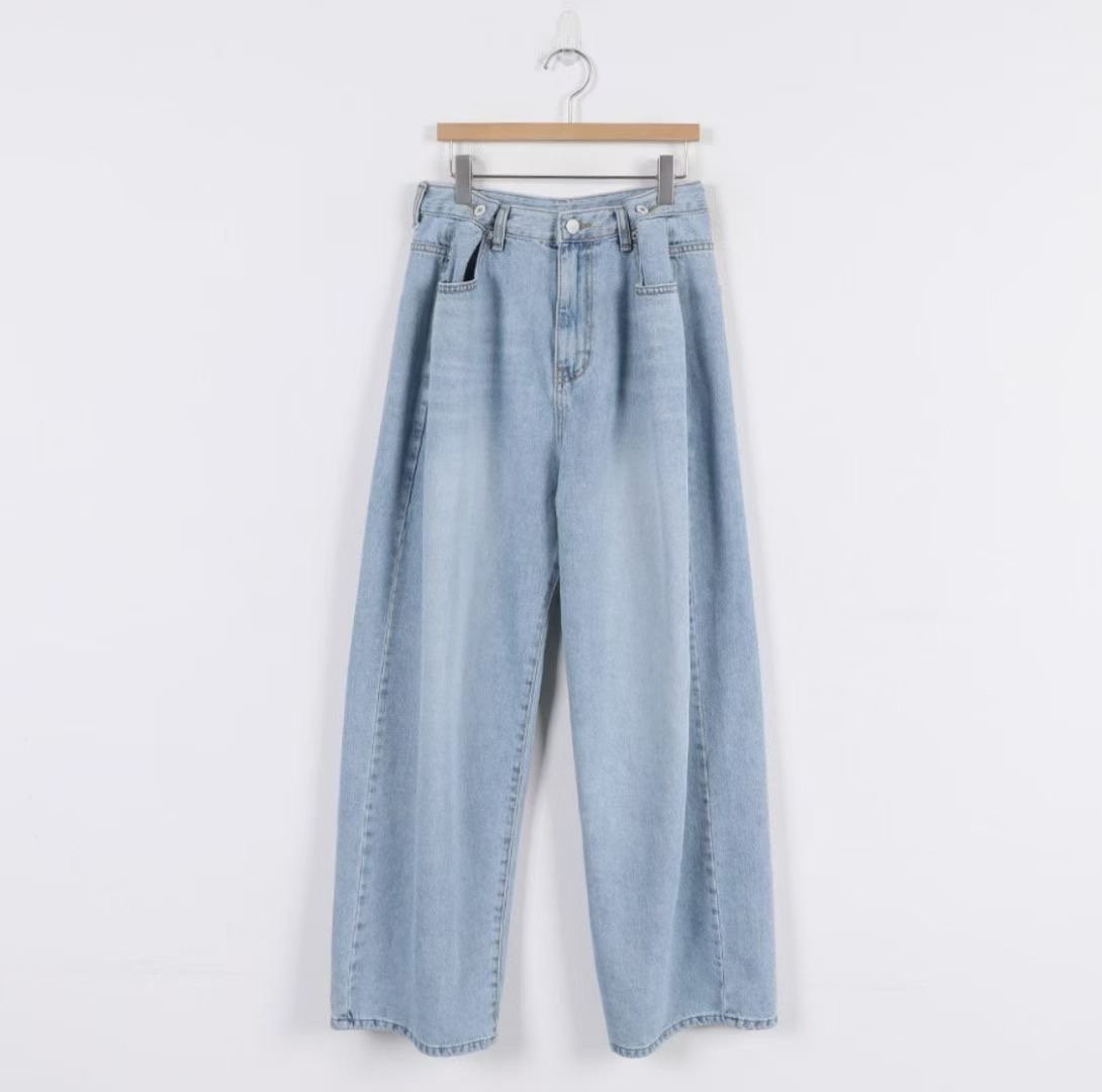 L V C韓國代購女裝新品休閑職業時尚推薦熱賣26春夏牛仔褲L_V_C牛仔褲