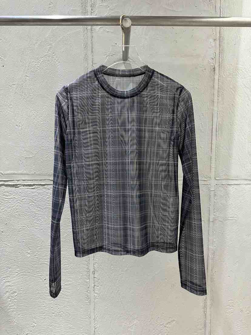 UNICO-p韓國直郵實拍女裝新款熱賣26春夏人氣長袖T恤網眼UNICO長袖T恤