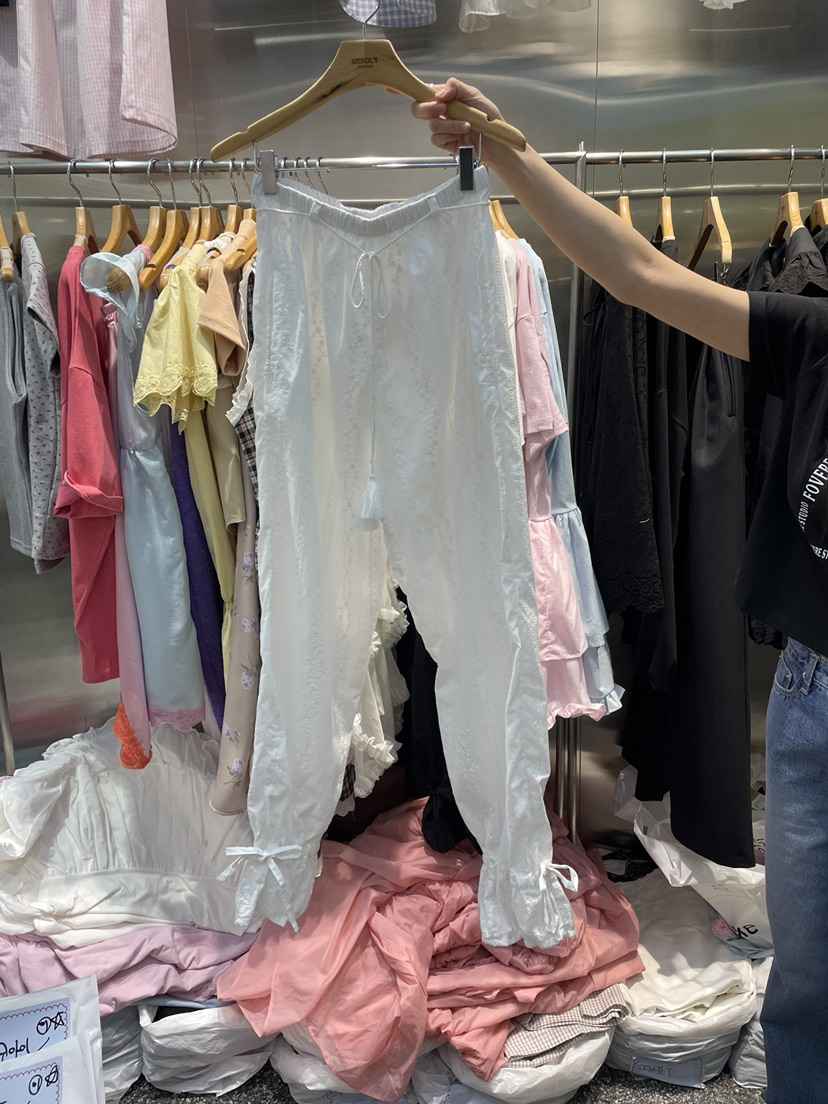 MENDL S韓國直郵女裝新品人氣26春夏熱賣職業休閑褲褶皺MENDL S休閑褲