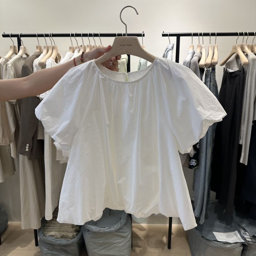 LONG PEAK韓國東大門直郵女裝新品時尚休閑人氣襯衫蕾絲衫LONG PEAK襯衫/蕾絲衫