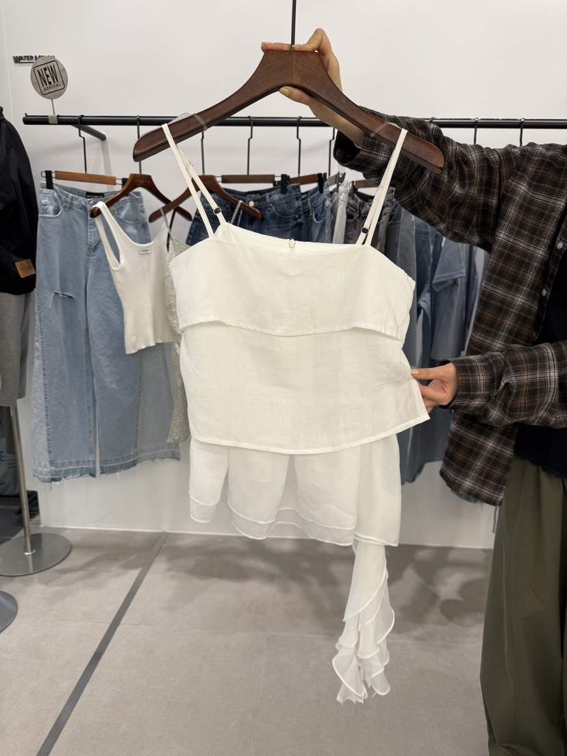 WATERMELON韓國東大門直郵女士新款休閑職業時尚吊帶背心WATER MELON吊帶/背心