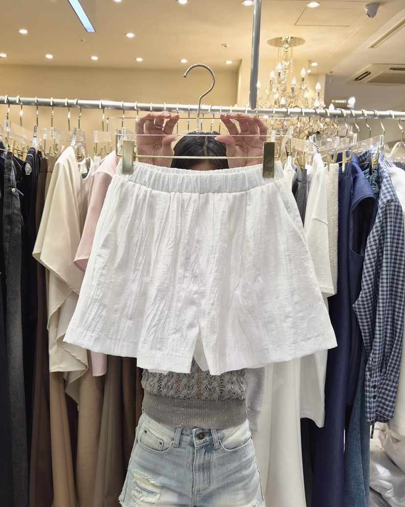 WORK SHOP韓國東大門直郵女裝新品熱賣休閑時尚人氣短褲Work_shop短褲
