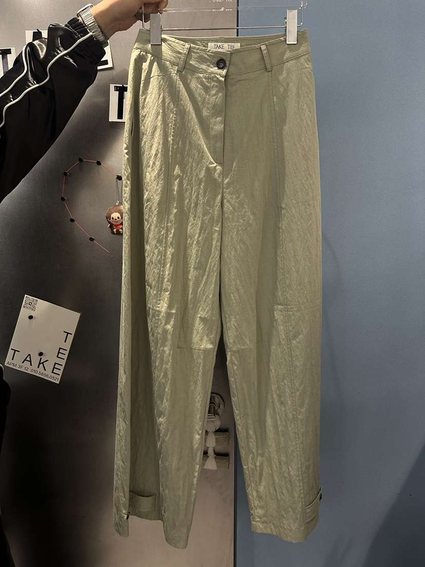 TAKE TEE韓國直郵實拍女裝新款26春夏職業推薦休閑休閑褲TAKE TEE休閑褲