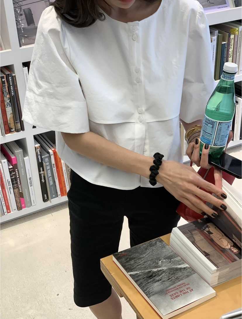 OUTFIT韓國東大門直郵女士新品推薦熱賣休閑時尚襯衫蕾絲衫OUTFIT襯衫/蕾絲衫