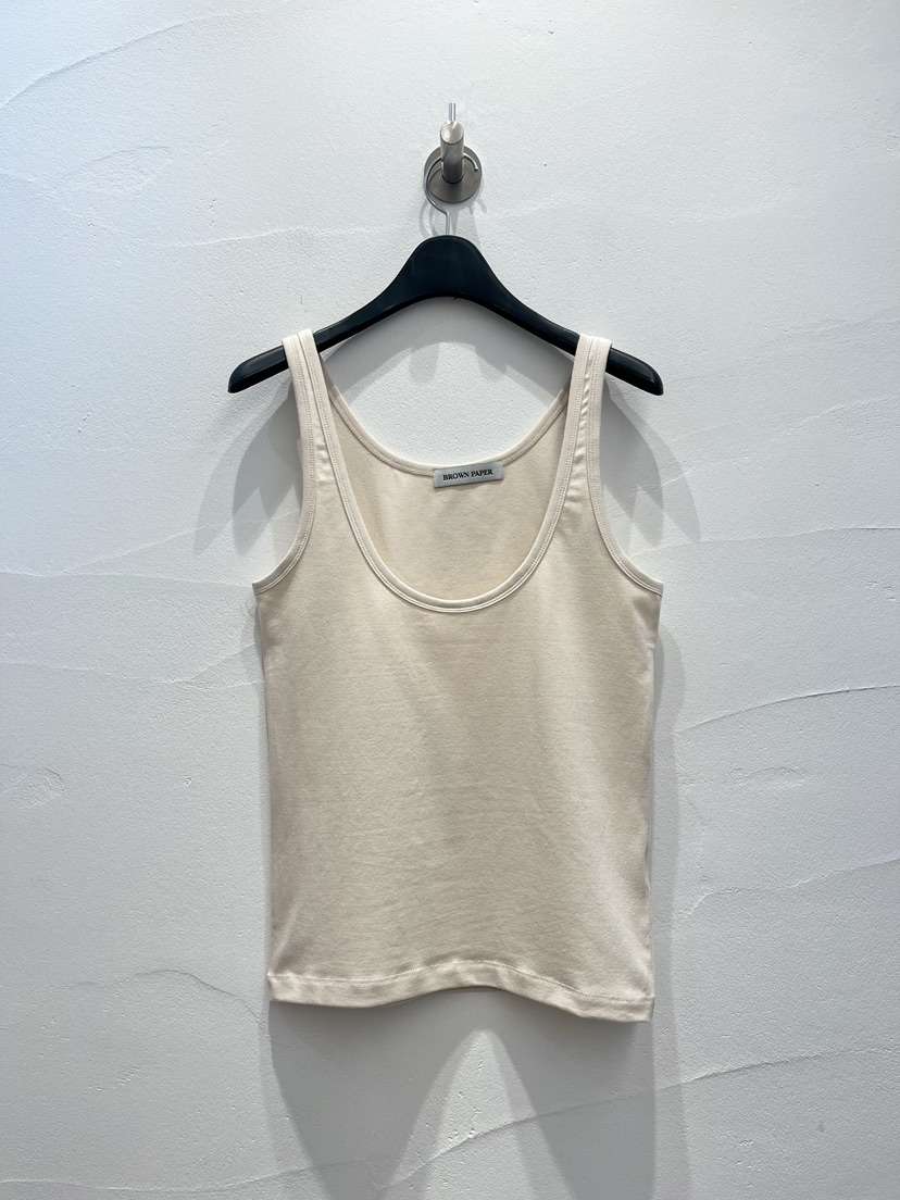 BROWN PAPER-S韓國直郵女士新品26春夏人氣吊帶背心U領BROWN PAPER-S吊帶/背心