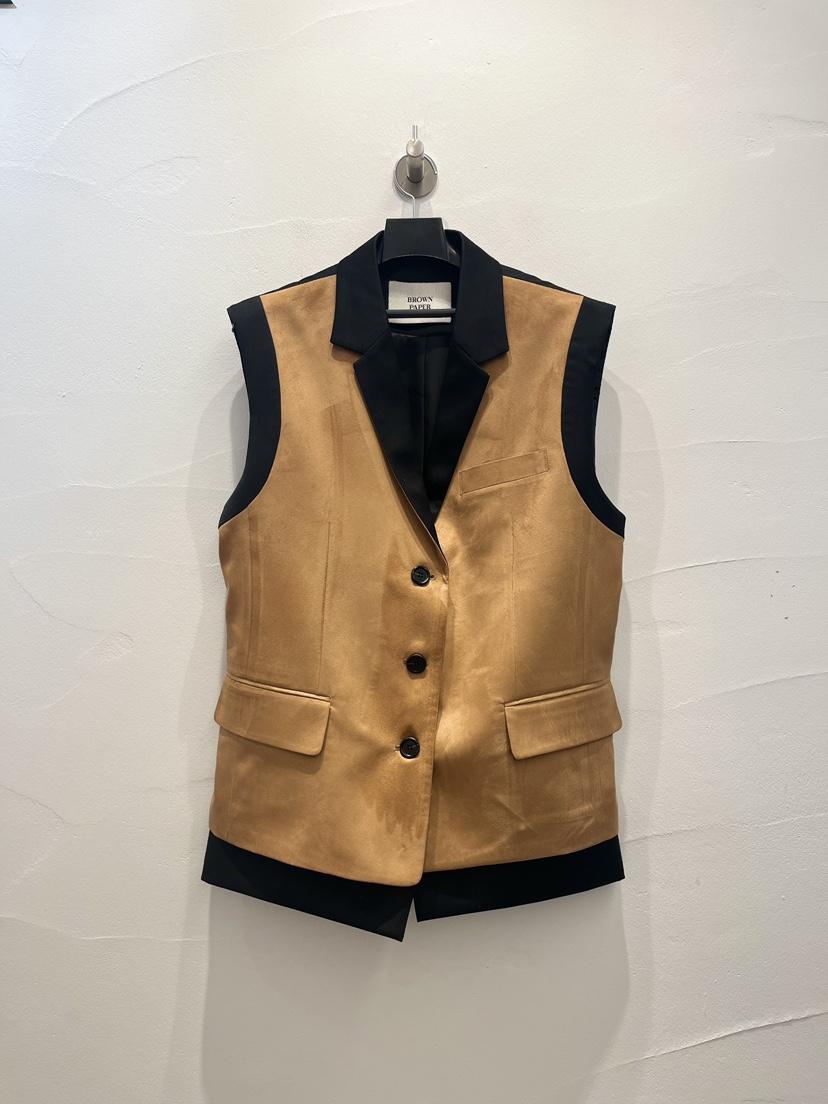 BROWN PAPER-S韓國直郵女裝新款休閑推薦時尚人氣熱賣馬甲BROWN PAPER-S馬甲