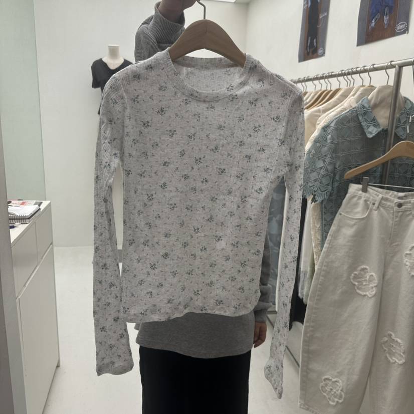 CHAV韓國直郵女裝新品26春夏推薦時尚休閑人氣職業長袖T恤CHAV長袖T恤