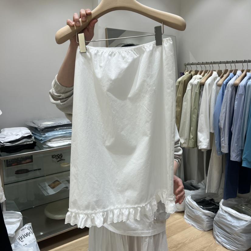 HAUS-A韓國直郵實拍女裝新品時尚推薦26春夏半身裙中短裙蕾絲HAUSWOMEN半身裙/中短裙