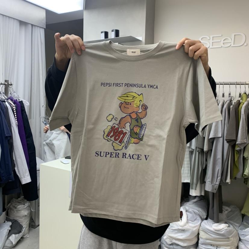 LEESEED-A韓國直郵女裝新品26春夏時尚人氣熱賣休閑T恤蕾絲SEeD/LEESEEDT恤