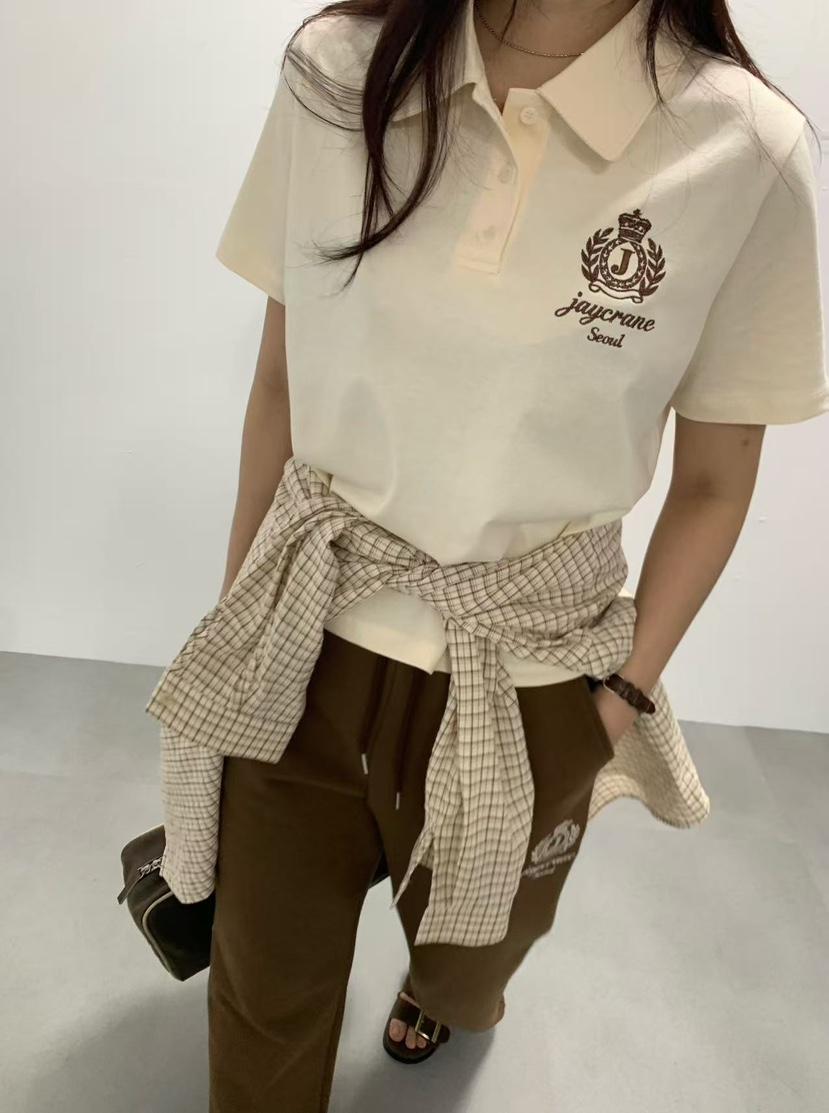 J CRANE-A韓國直郵實拍女裝新品職業休閑熱賣推薦人氣T恤J CRANET恤