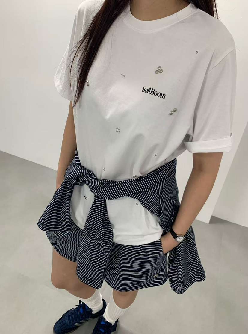 J CRANE-A韓國直郵女士新款熱賣推薦人氣休閑T恤不含配飾J CRANET恤