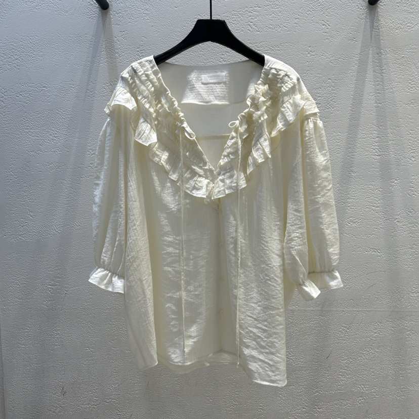 TRIPLE SEVEN韓國代購女裝新款推薦時尚職業人氣襯衫蕾絲衫TRIPLE SEVEN襯衫/蕾絲衫