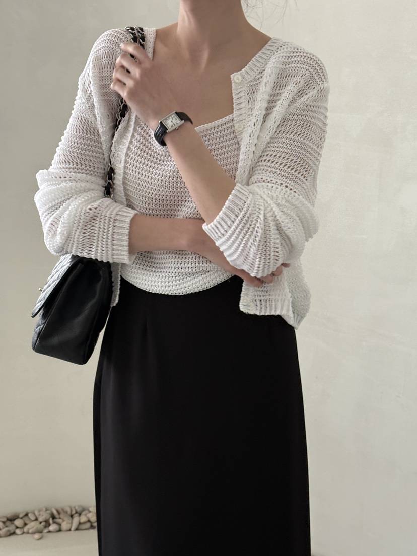 DEMAR韓國直郵女士新款熱賣職業針織衫不含內搭羊毛衫開襟DEMAR針織衫