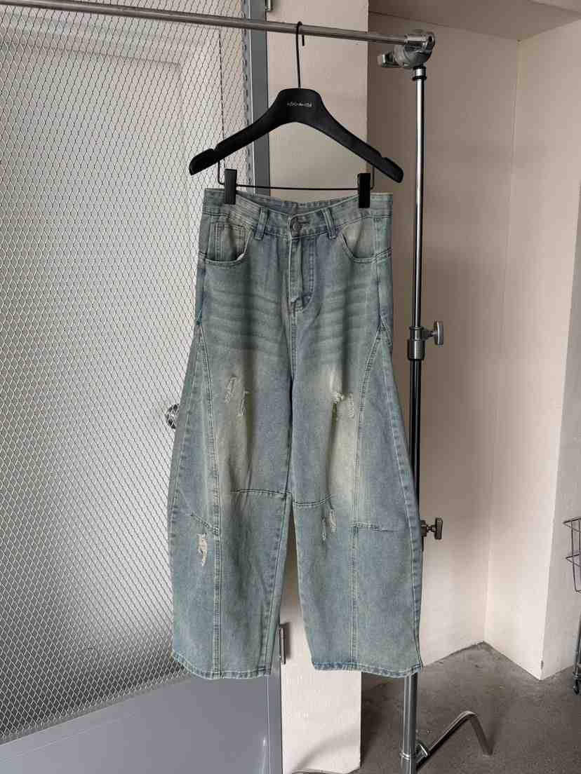 LARCENCICL/BESO韓國東大門代購女裝新款推薦職業牛仔褲LARCENCICL/BESO牛仔褲