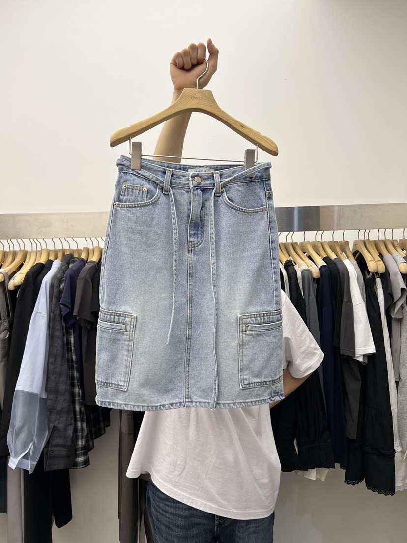 SPECIAL韓國直郵實拍女裝新品熱賣人氣26春夏半身裙中短裙口袋SPECIAL半身裙/中短裙