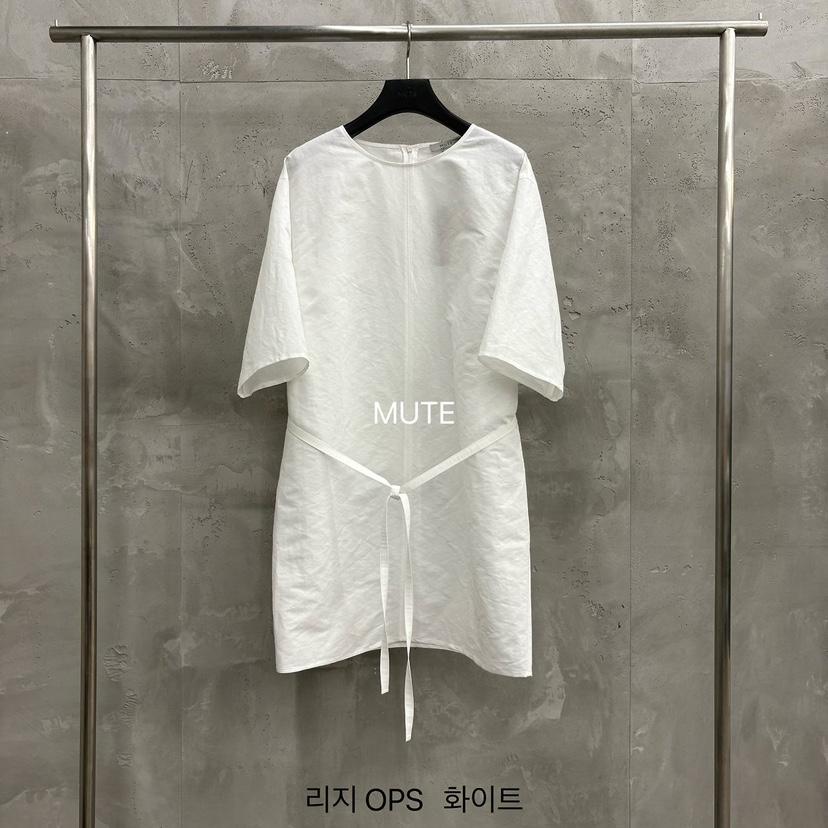 MUTE-P韓國代購女士新款職業時尚休閑熱賣26春夏連衣裙含腰帶MUTE連衣裙