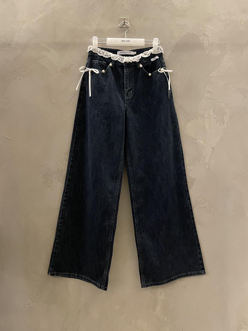 MULCUP韓國代購女裝新品職業人氣時尚休閑熱賣26春夏牛仔褲MULCUP牛仔褲