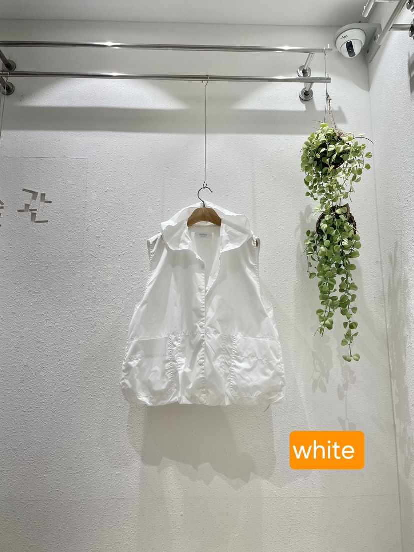 GALLERY-A韓國東大門直郵女裝新款時尚馬甲不含內搭口袋連帽GALLERY馬甲