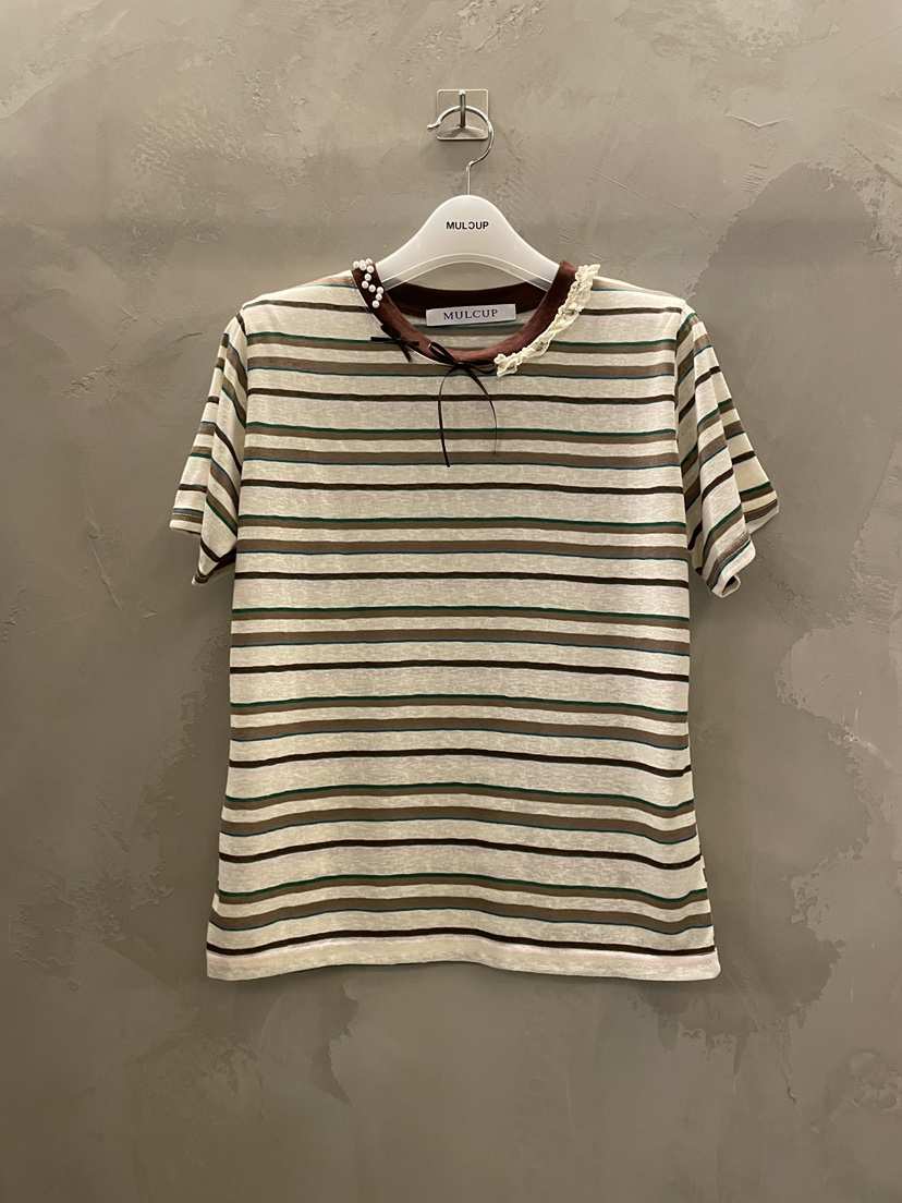 MULCUP韓國東大門代購女士新款時尚休閑26春夏職業推薦T恤MULCUPT恤