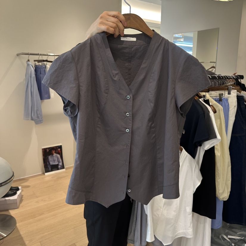 AGO韓國直郵實拍女裝新款26春夏時尚人氣熱賣推薦襯衫蕾絲衫AGO襯衫/蕾絲衫