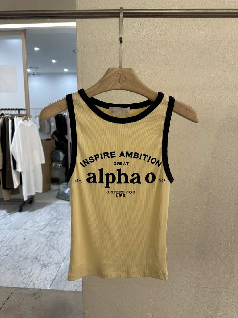 BPLAN韓國直郵實拍女士新款26春夏休閑時尚職業吊帶背心撞色BPLAN吊帶/背心