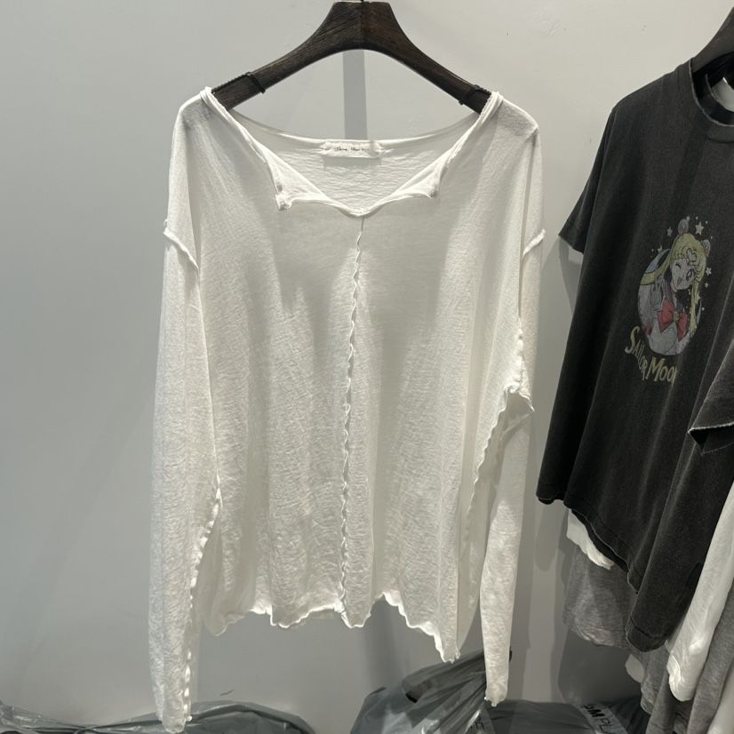 JANE BIRKIN韓國東大門直郵女裝新品時尚休閑推薦長袖T恤JANE BIRKIN設計師品牌長袖T恤