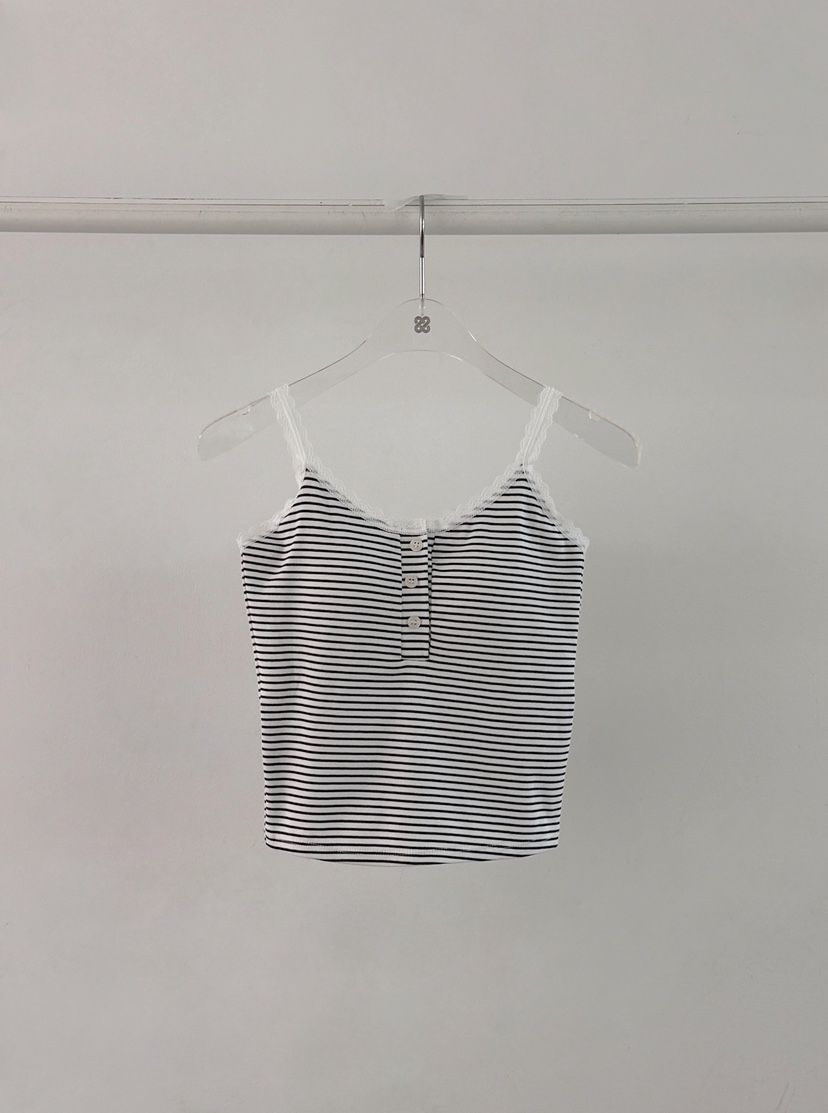 MORAN/MOSCO/SUGAR CASE韓國東大門代購女士新款人氣吊帶背心條紋MORAN/MOSCO/SUGAR CASE吊帶/背心