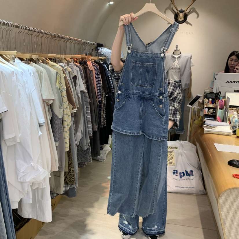 BLACKFRIDAY韓國直郵實拍女士新品熱賣推薦職業26春夏背帶褲BLACK FRIDAY背帶褲