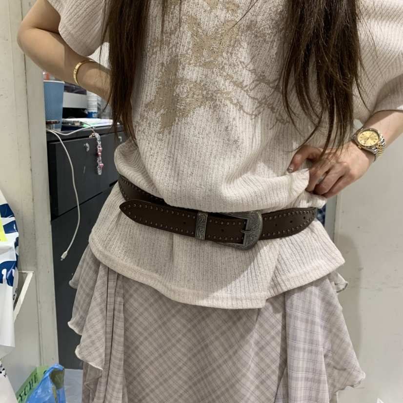 TYCHE韓國東大門直郵女裝新款時尚26春夏熱賣職業休閑腰帶TYCHE腰帶