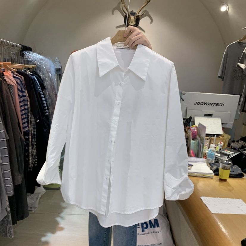 BLACKFRIDAY韓國直郵實拍女士新款時尚休閑人氣襯衫蕾絲衫BLACK FRIDAY襯衫/蕾絲衫