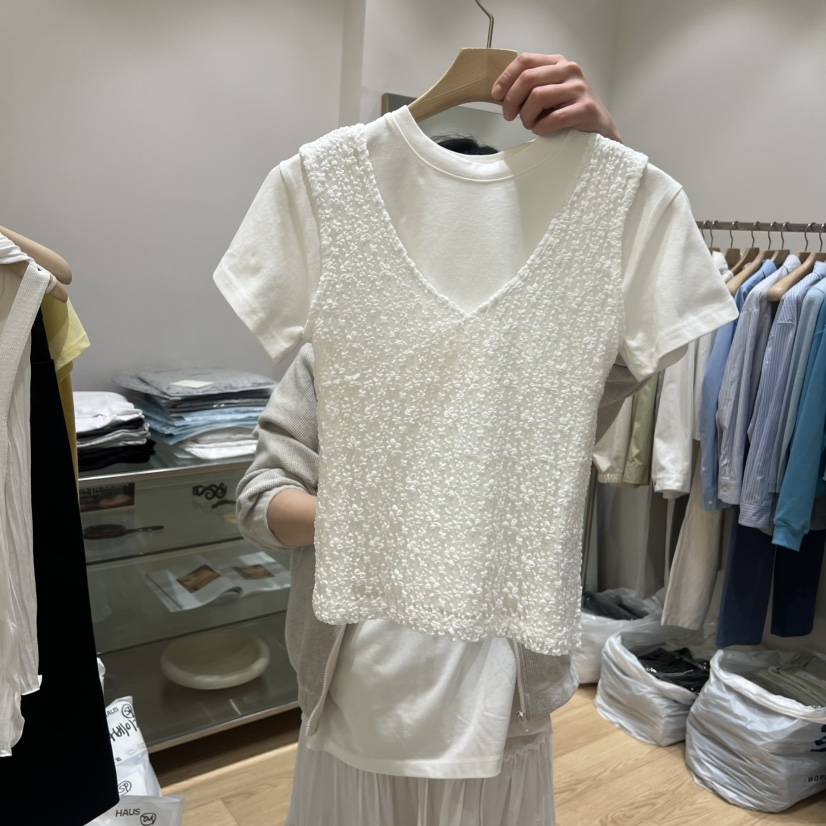 HAUS-A韓國直郵實拍女裝新款人氣26春夏吊帶背心不含內搭蕾絲HAUSWOMEN吊帶/背心