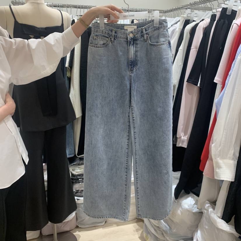 LOVE SOME韓國直郵實拍女士新品職業26春夏熱賣推薦牛仔褲LOVE SOME牛仔褲