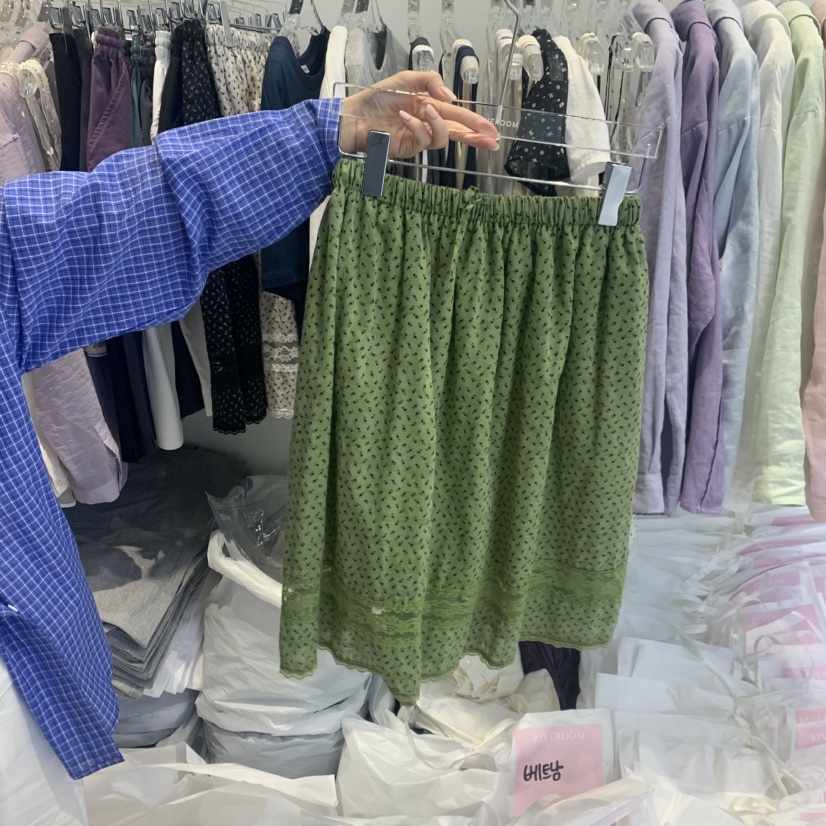 RIVEROOM韓國東大門代購女士新款熱賣休閑人氣半身裙中短裙RIVEROOM半身裙/中短裙