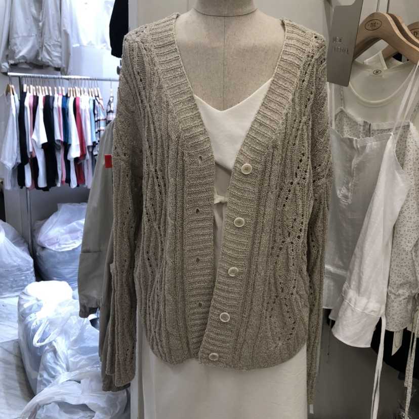 TAKE YOUE TIME韓國代購女士新款推薦針織衫不含內搭羊毛衫開襟TAKE YOUE TIME針織衫