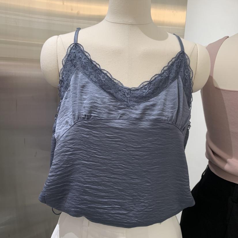 CHAE韓國東大門直郵女裝新款時尚推薦人氣26春夏吊帶背心蕾絲CHAE吊帶/背心