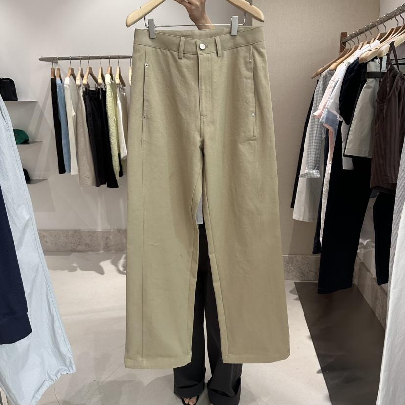 ANDMORE BUTTON韓國直郵實拍女士新品推薦休閑褲不含腰帶ANDMORE BUTTON休閑褲