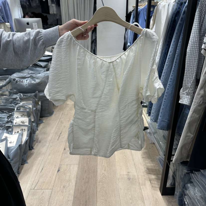 BRUNI/RICOTTA韓國直郵女士新品推薦休閑人氣襯衫蕾絲衫BRUNI/RICOTTA襯衫/蕾絲衫