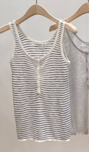 GLAD SOME韓國直郵女士新品推薦人氣職業吊帶背心亞麻紐扣GLAD SOME吊帶/背心