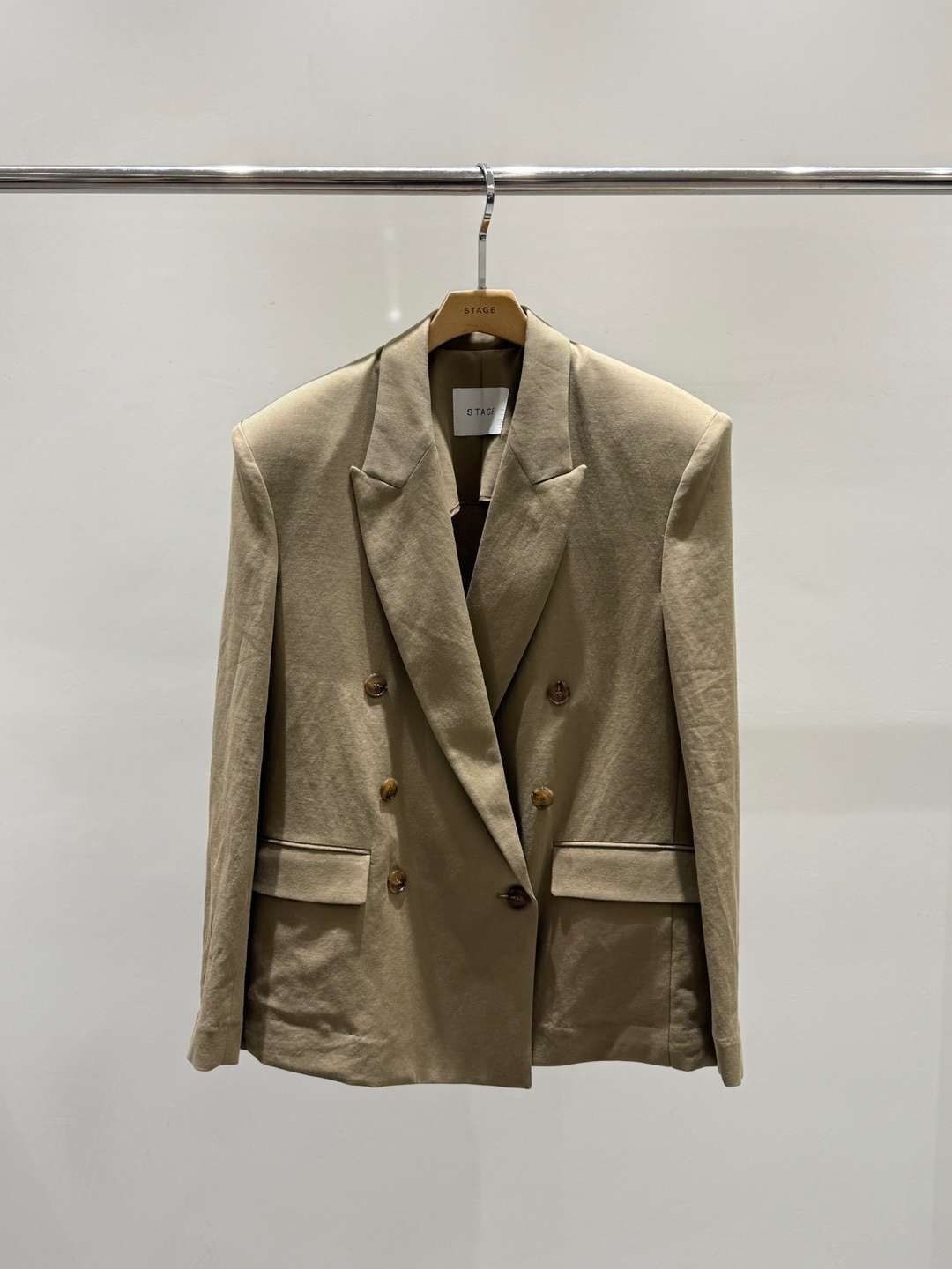 STAGE韓國直郵實拍女裝新款時尚人氣26春夏職業休閑熱賣夾克STAGE夾克