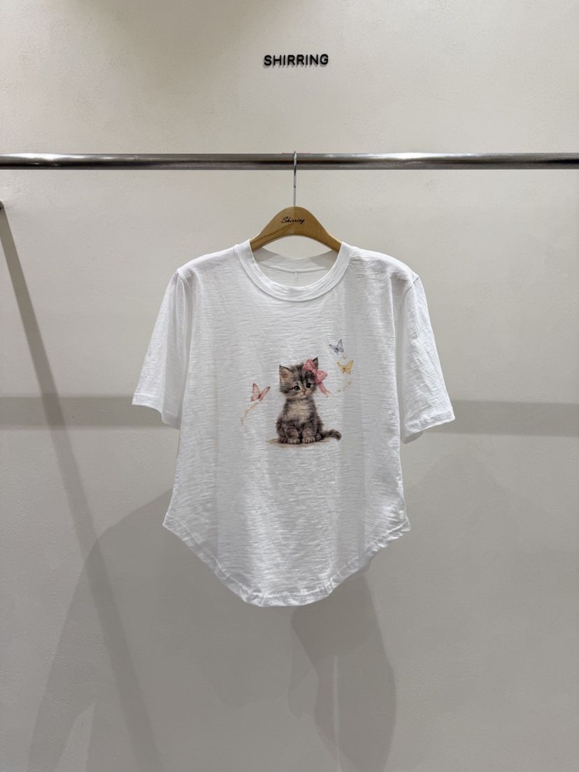 SHIRRING韓國東大門代購女裝新品26春夏熱賣推薦職業時尚T恤SHIRRINGT恤