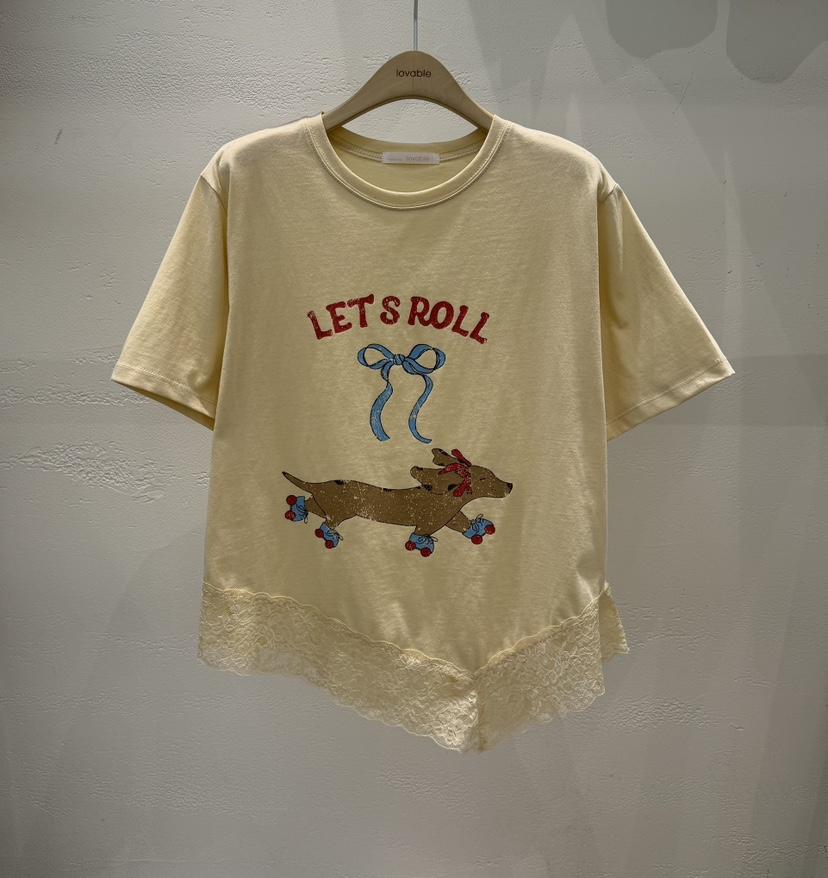 LOVABLE韓國直郵實拍女裝新款推薦時尚熱賣26春夏人氣T恤LOVABLET恤