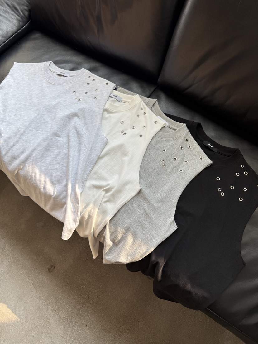 SEEOT韓國東大門直郵女裝新款熱賣26春夏人氣吊帶背心鏤空SEEOT吊帶/背心