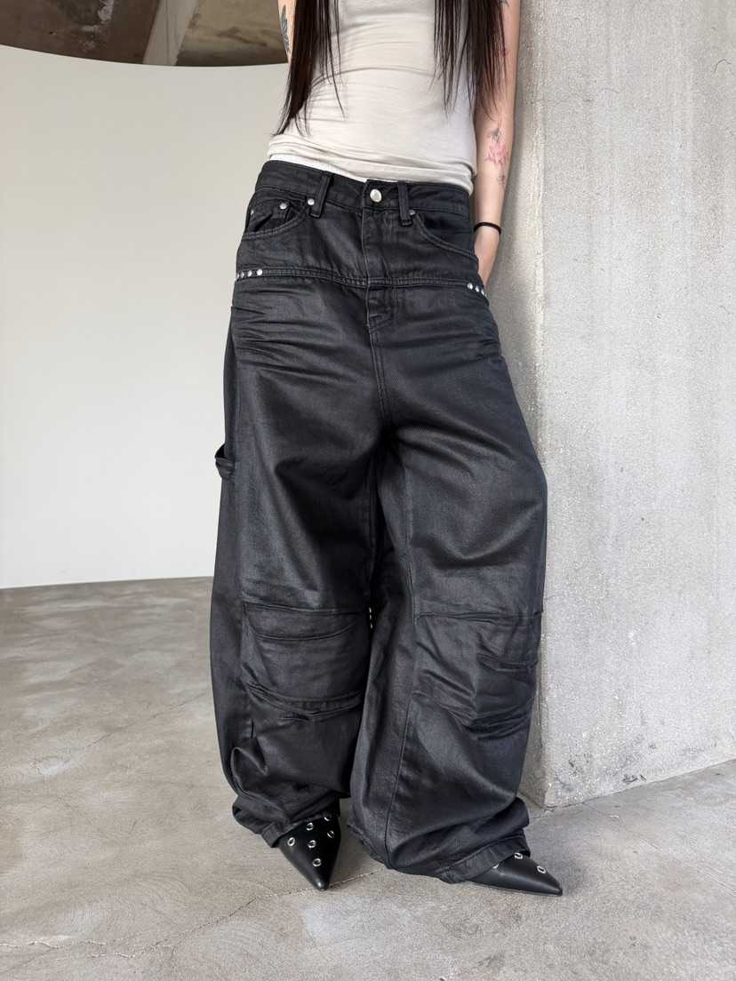 SEEOT韓國直郵女士新品人氣職業推薦休閑褲男女同款天絲涂層SEEOT休閑褲