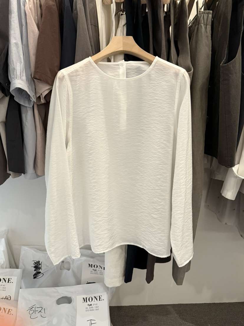 MONE-A韓國直郵女裝新品熱賣26春夏職業時尚人氣襯衫蕾絲衫MONE-A襯衫/蕾絲衫